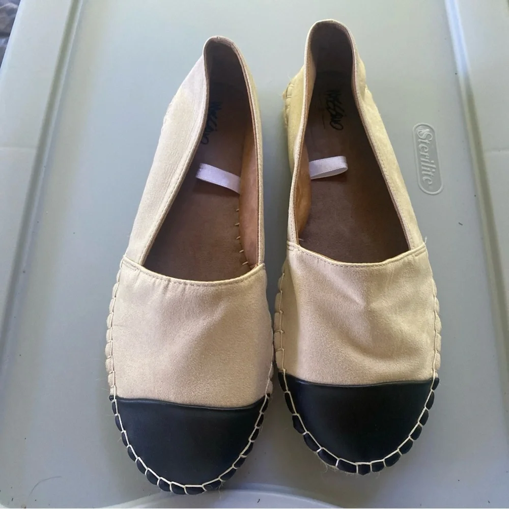 Women's Cream and Brown  Espadrilles